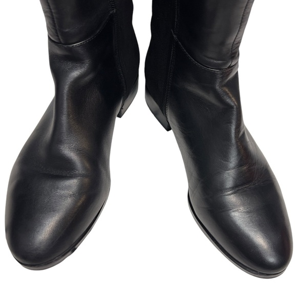 WHBM Over The Knee Tall Rowan Black Strap Equestrian Riding Winter Chic Boot - Picture 6 of 16